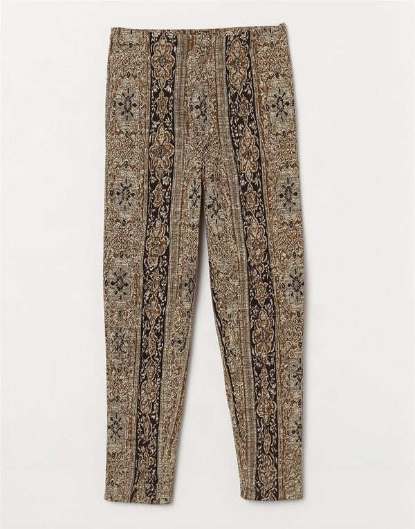 oktavia Pantaloni casual pentru femei UK 12 Medium W26 L30 Multicolor Paisley