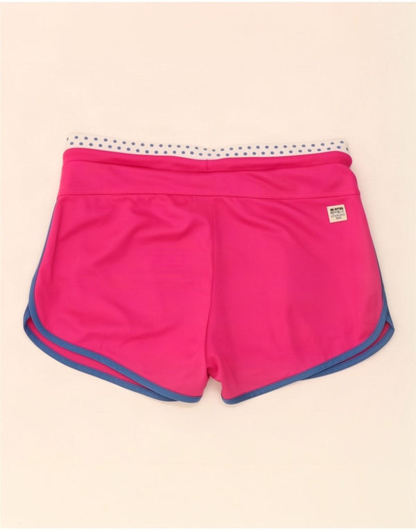 Errea Womens Graphic Sport Shorts UK 14 Medium Pink Polka Dot