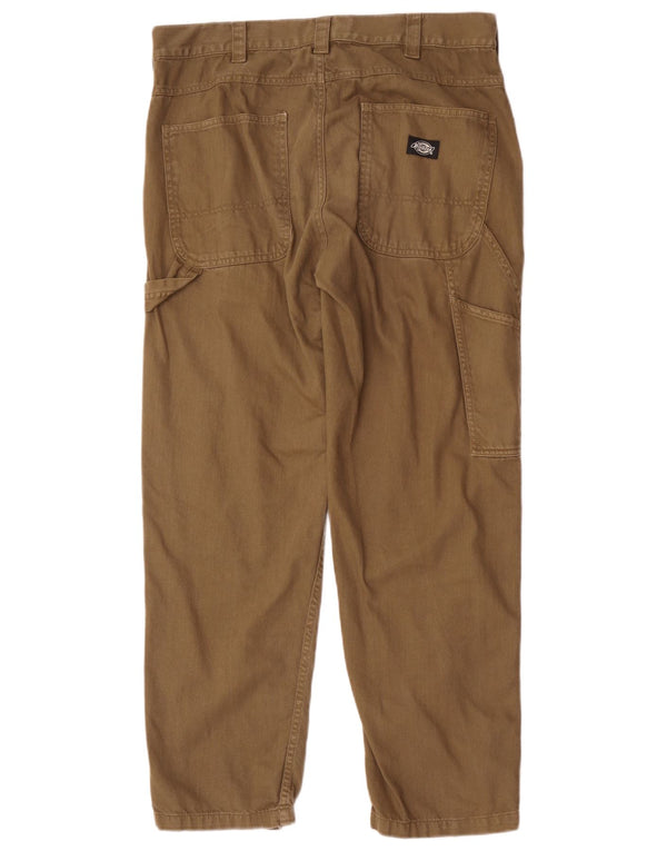 Pantaloni cargo dritti pentru bărbați Dickies W32 L30 bumbac kaki