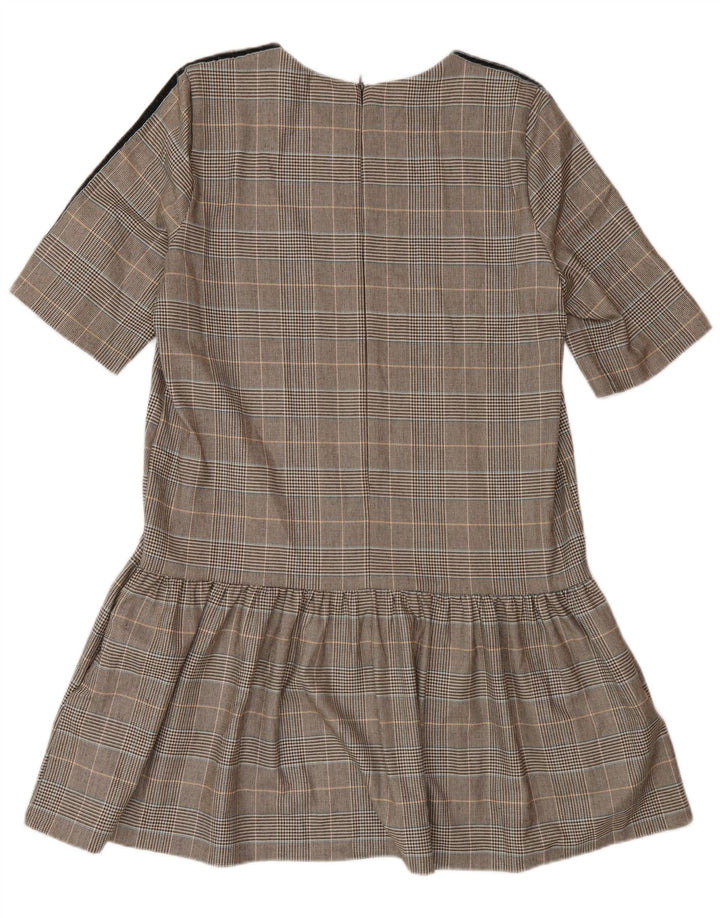 Rochie de linie A pentru femei Zara UK 16, mare, maro, din poliester