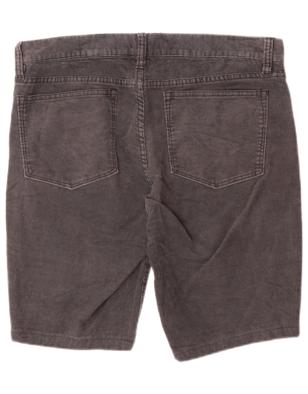 Pantaloni scurți pentru bărbați J. Crew Toothpick Corduroy W30, bumbac gri mediu