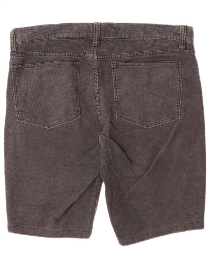 Pantaloni scurți pentru bărbați J. Crew Toothpick Corduroy W30, bumbac gri mediu