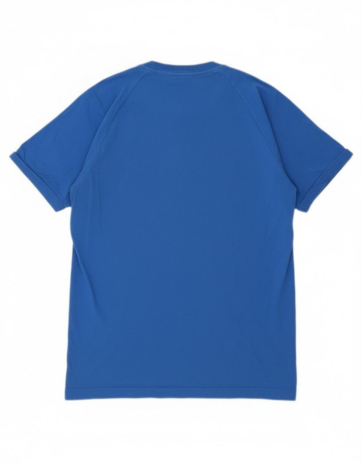 Tricou pentru bărbați Adidas Top mic, albastru, bumbac