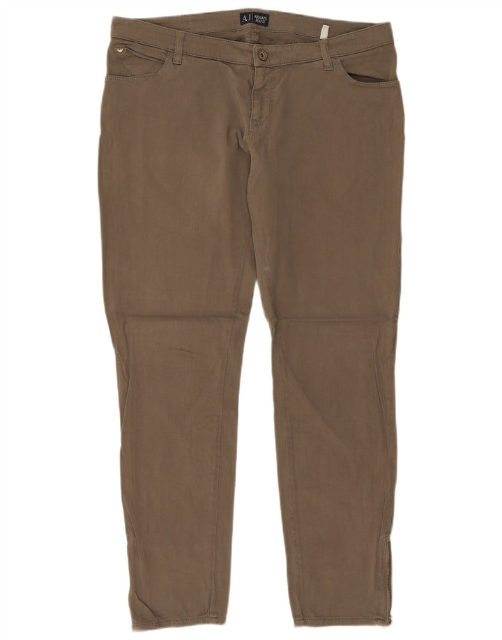 ARMANI Pantaloni slim casual pentru femei W31 L28 bej