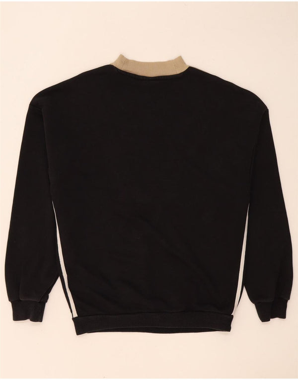 Pulover supradimensionat pentru femei Adidas UK 10 Mic negru Colorblock