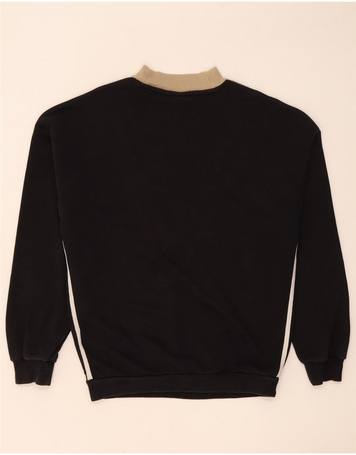 Pulover supradimensionat pentru femei Adidas UK 10 Mic negru Colorblock