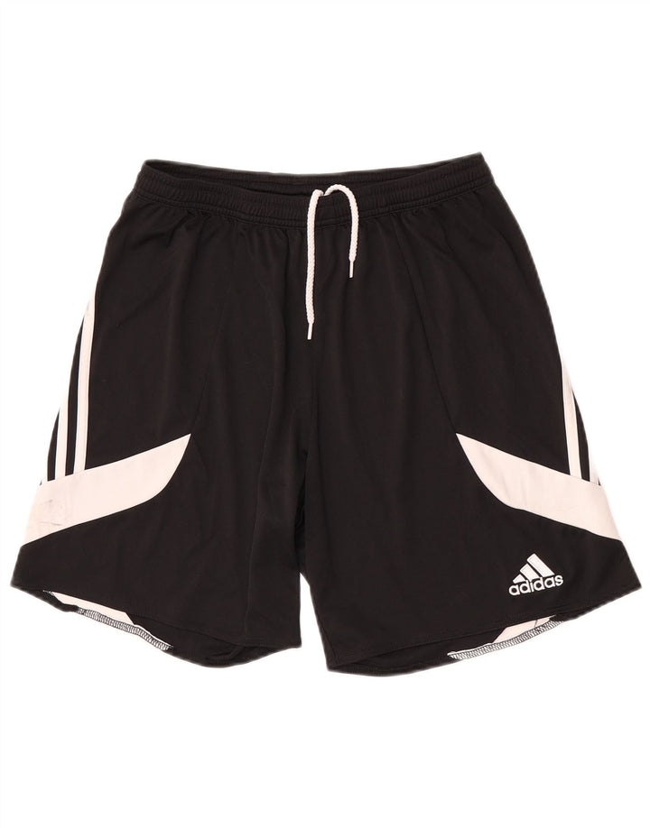 Pantaloni scurți sport pentru bărbați Adidas Climalite, mediu negru, poliester color bloc