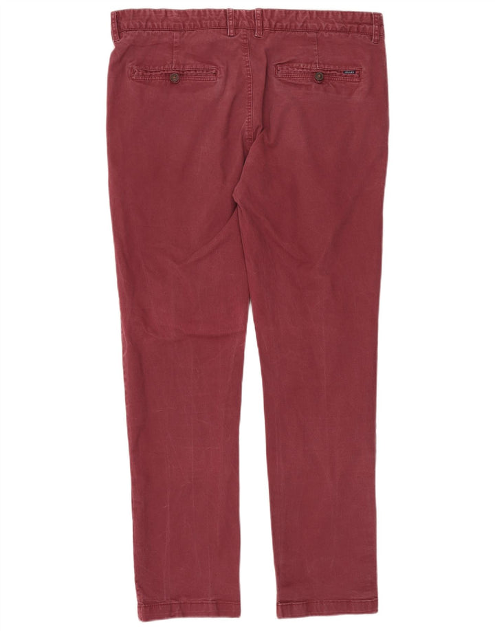 Pantaloni chino slim pentru bărbați JOULES L36 L32 bumbac burgundy