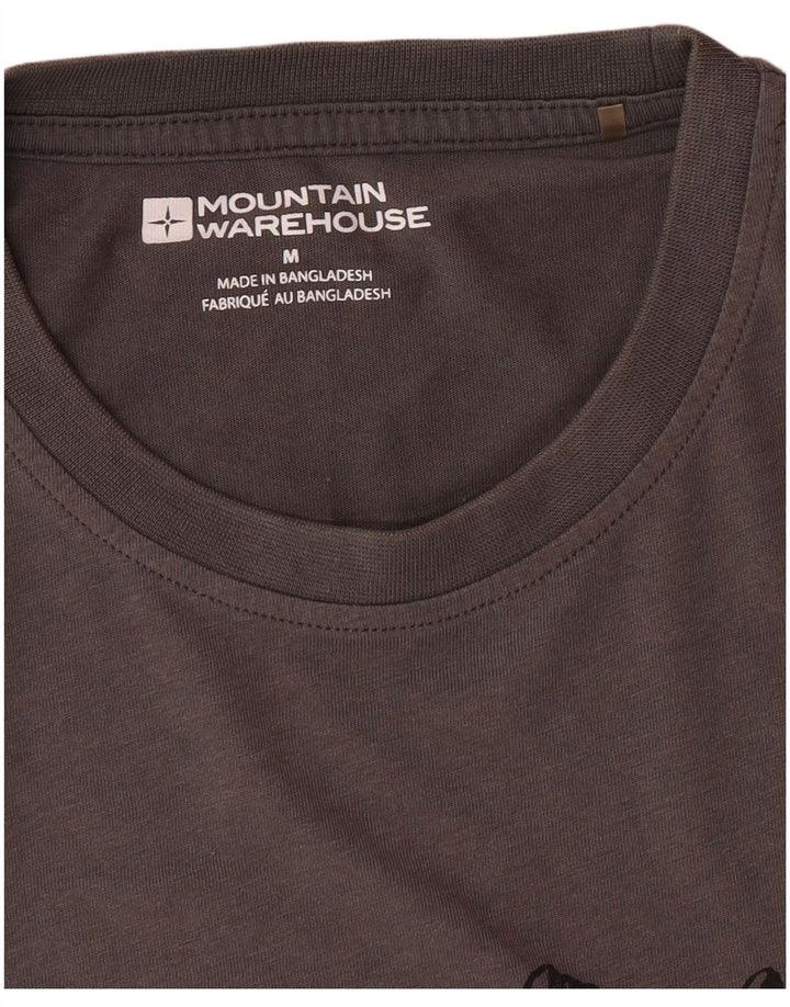 MOUNTAIN WAREHOUSE Tricou grafic pentru bărbați Top Medium Gri
