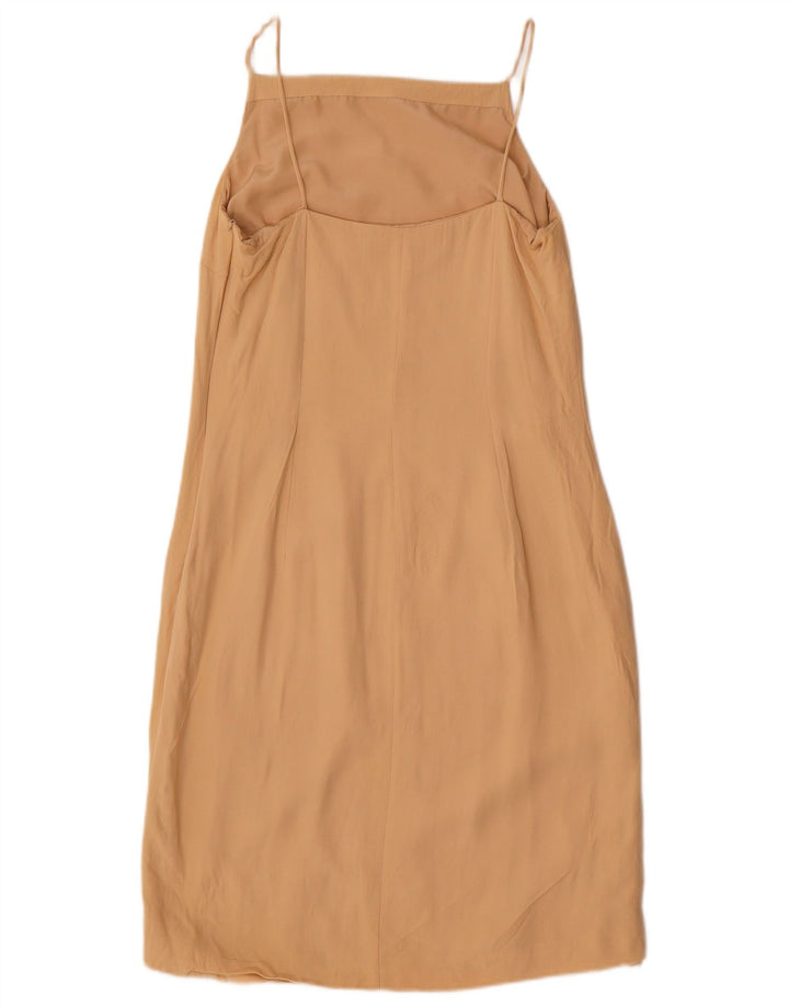 Rochie Slip Marella pentru femei UK 12 Medium Beige Viscose
