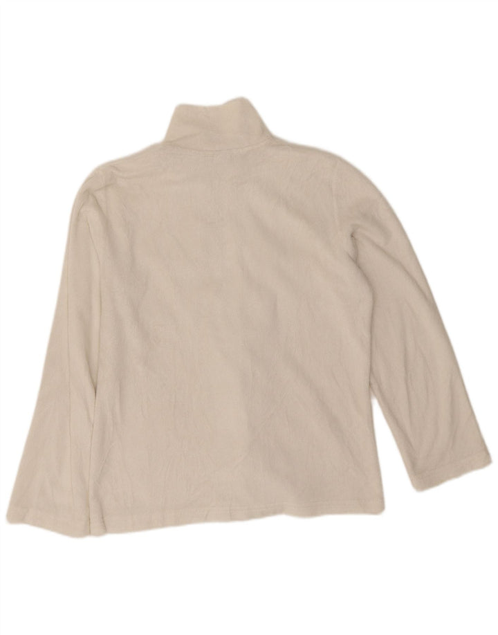 Jachetă fleece pentru femei Fila UK 16 Large White
