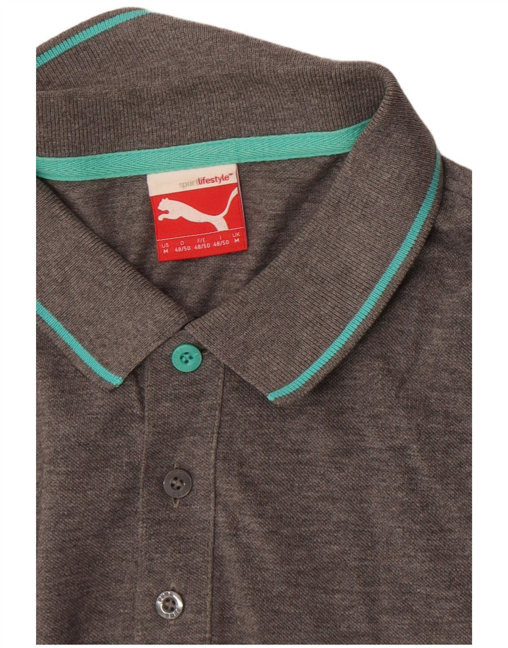 Tricou polo Puma pentru bărbați, gri mediu