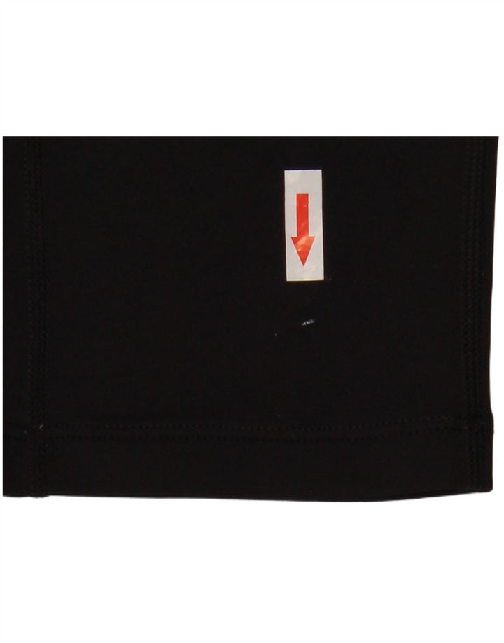 Leggings Capri pentru femei Asics UK 12 Poliester mediu negru