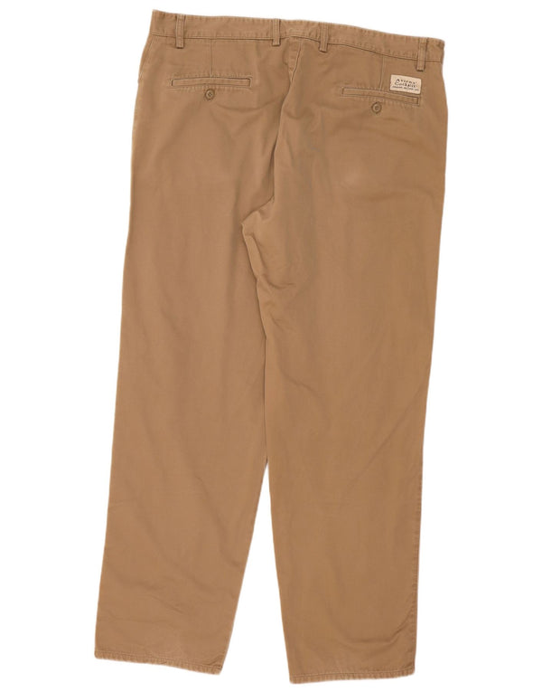 Pantaloni casual drepti pentru bărbați Avirex L42 L34 bumbac bej
