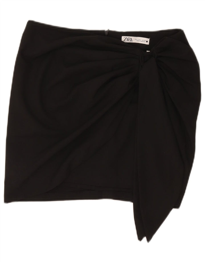 Fustă mini pentru femei Zara, mare W30, neagră