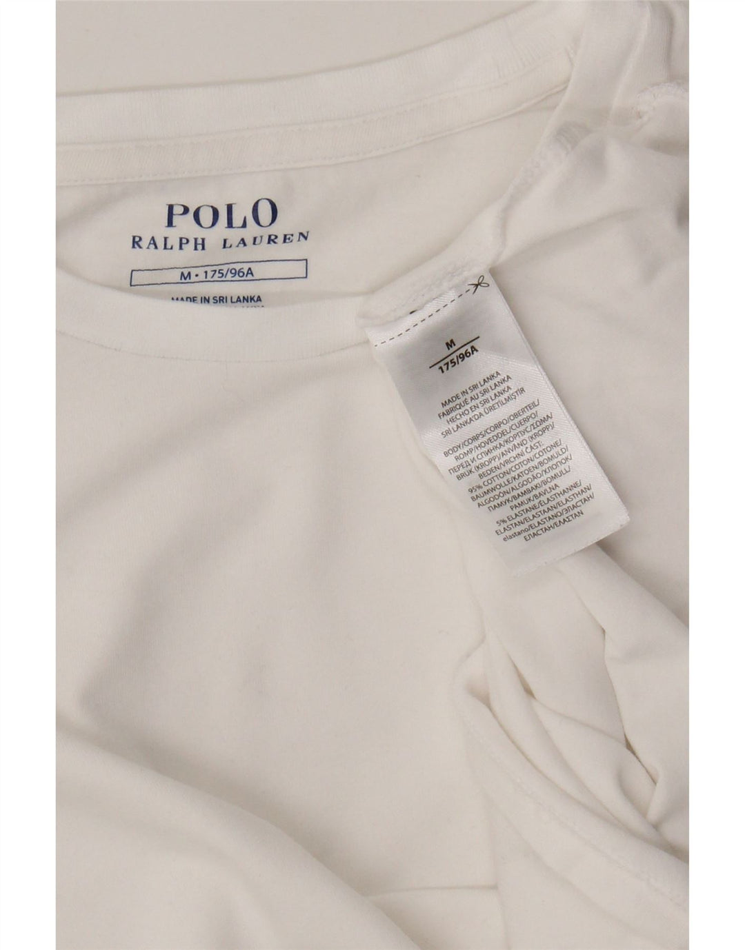 Tricou Polo Ralph Lauren pentru băieți Top 13-14 ani Bumbac alb mediu