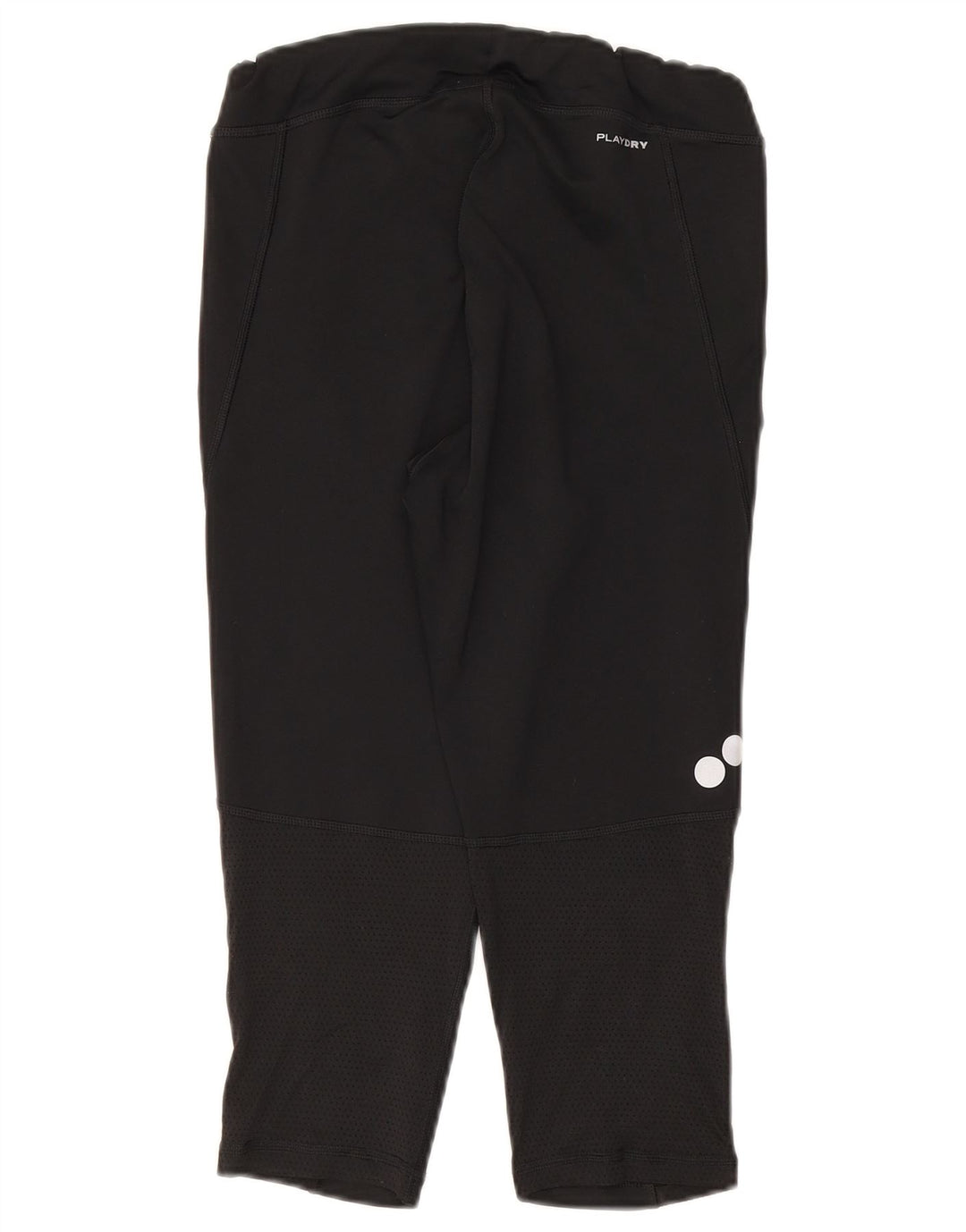 Leggings Capri pentru femei Reebok UK 8/10 Poliester negru mic