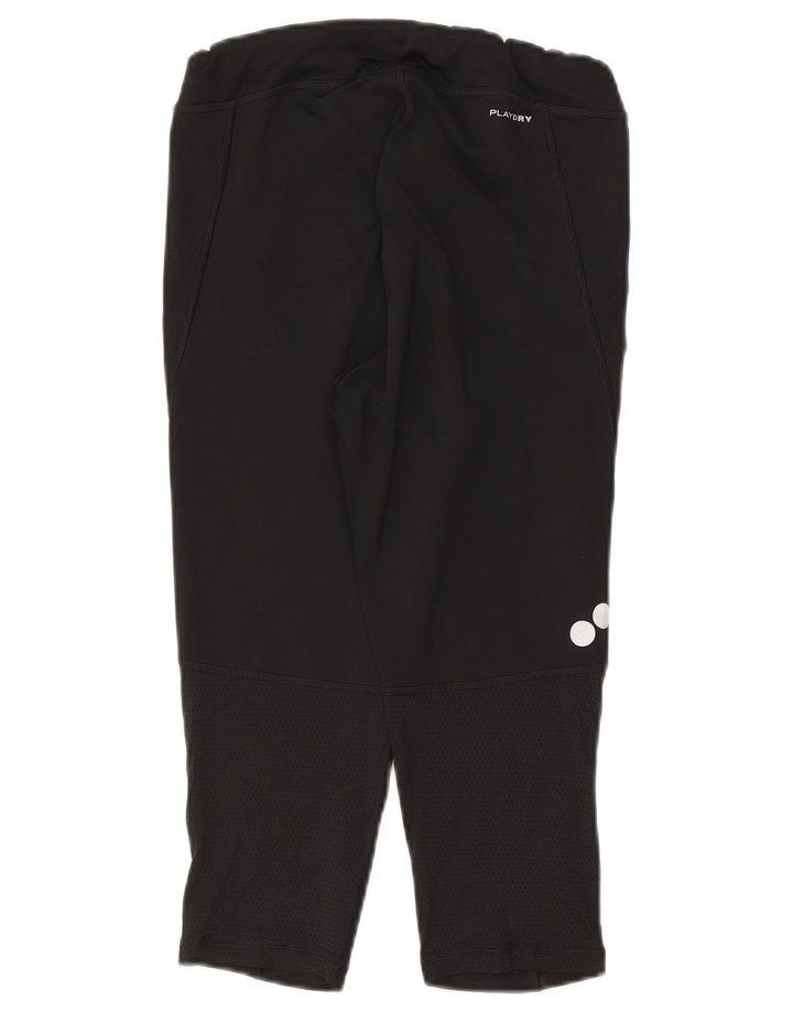 Leggings Capri pentru femei Reebok UK 8/10 Poliester negru mic