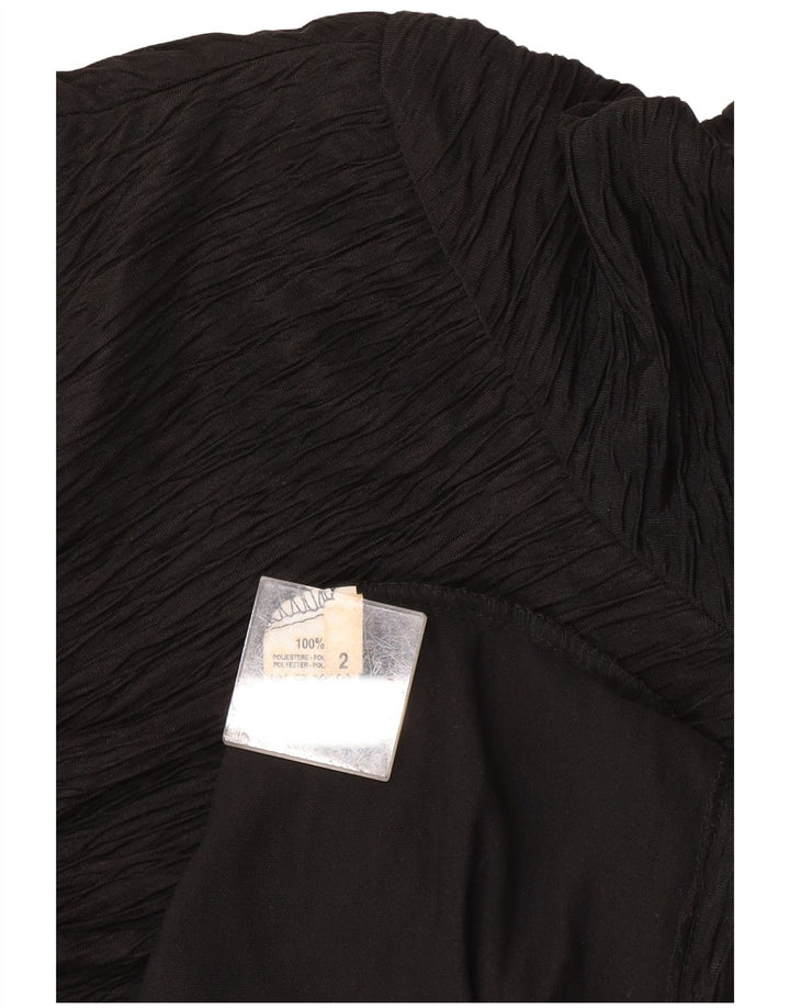 Rochie vintage pentru femei US 2 XS poliester negru