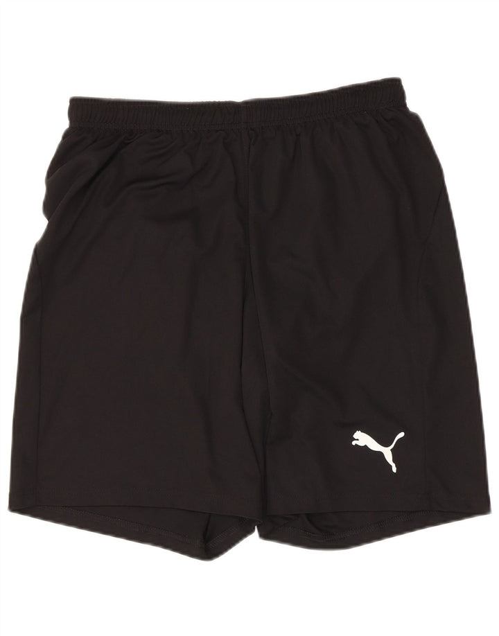 Pantaloni scurți sport Puma pentru bărbați, poliester mediu negru
