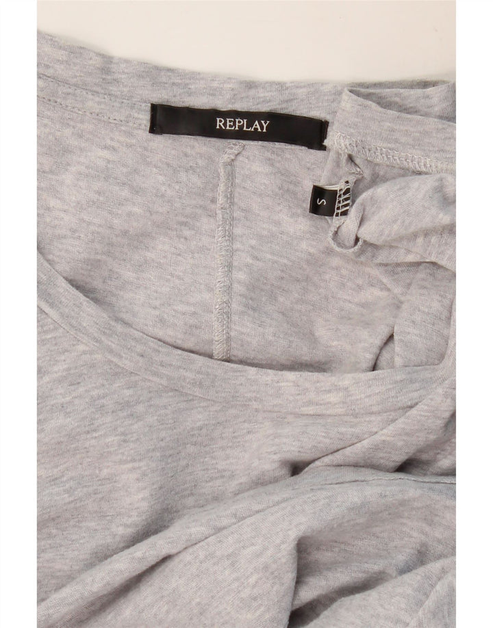 REPLAY Tricou pentru femei Top UK 10 Small Gri