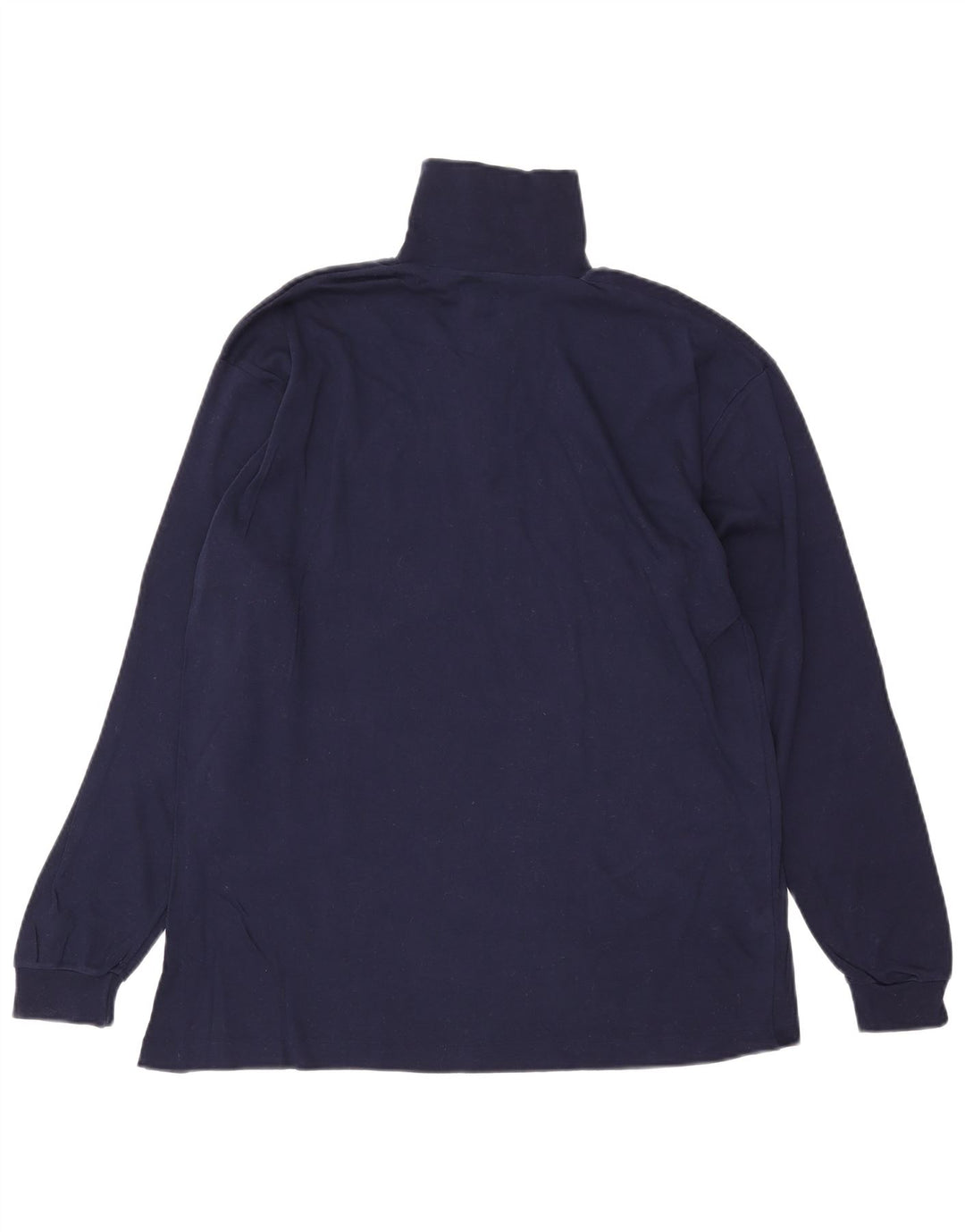 CONTE OF FLORENCE Top cu fermoar cu mânecă lungă pentru bărbați IT 52 mare bleumarin