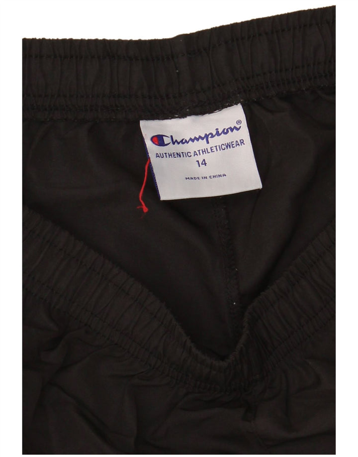 Pantaloni scurți sport Champion pentru femei UK 14, mari, negru, poliester