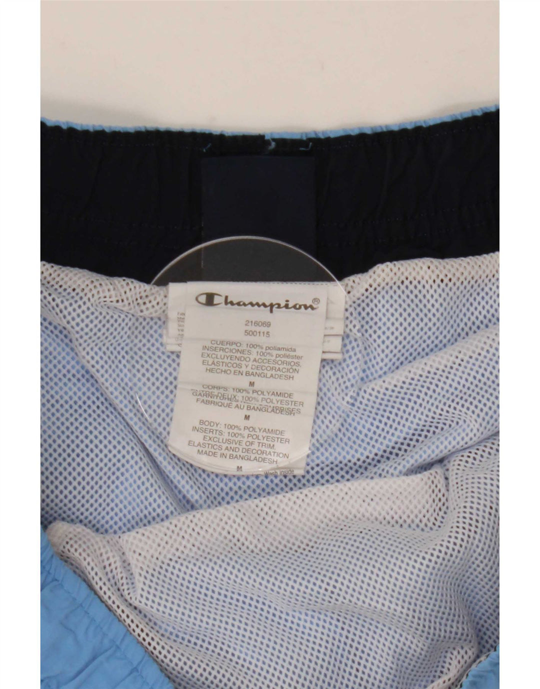 Pantaloni scurți de înot Champion pentru bărbați, poliamidă albastră medie