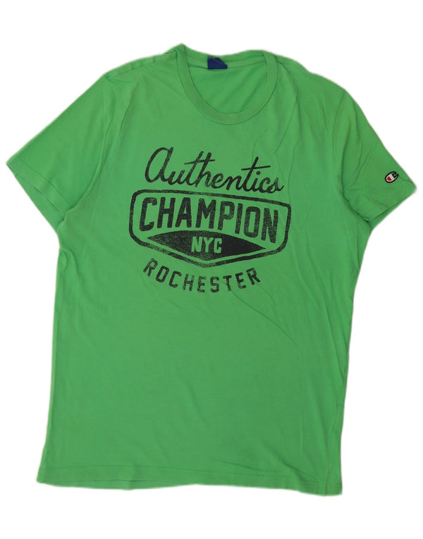 Tricou grafic Champion NY Rochester pentru bărbați Top XL Verde