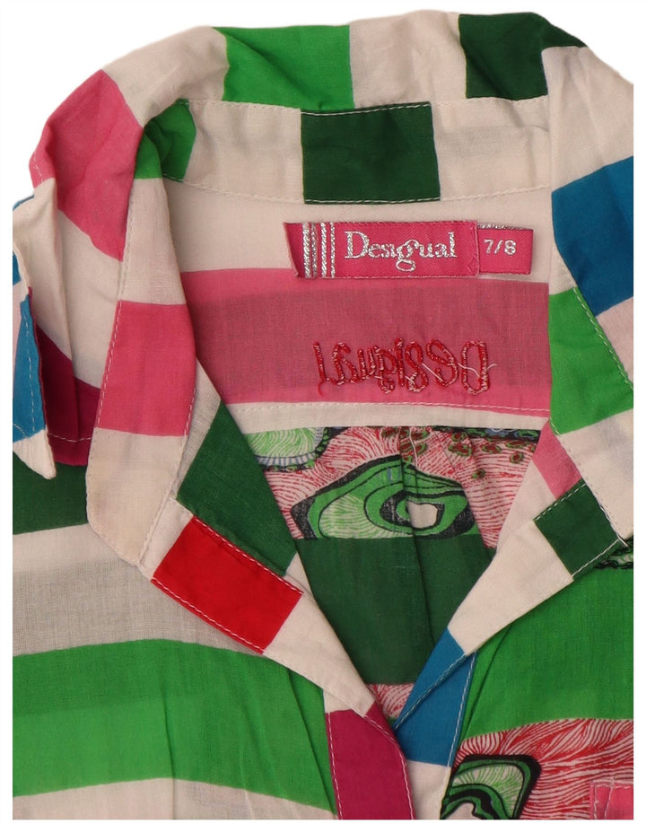Camasa Pulover Desigual pentru Fete 7-8 Ani Multicolor