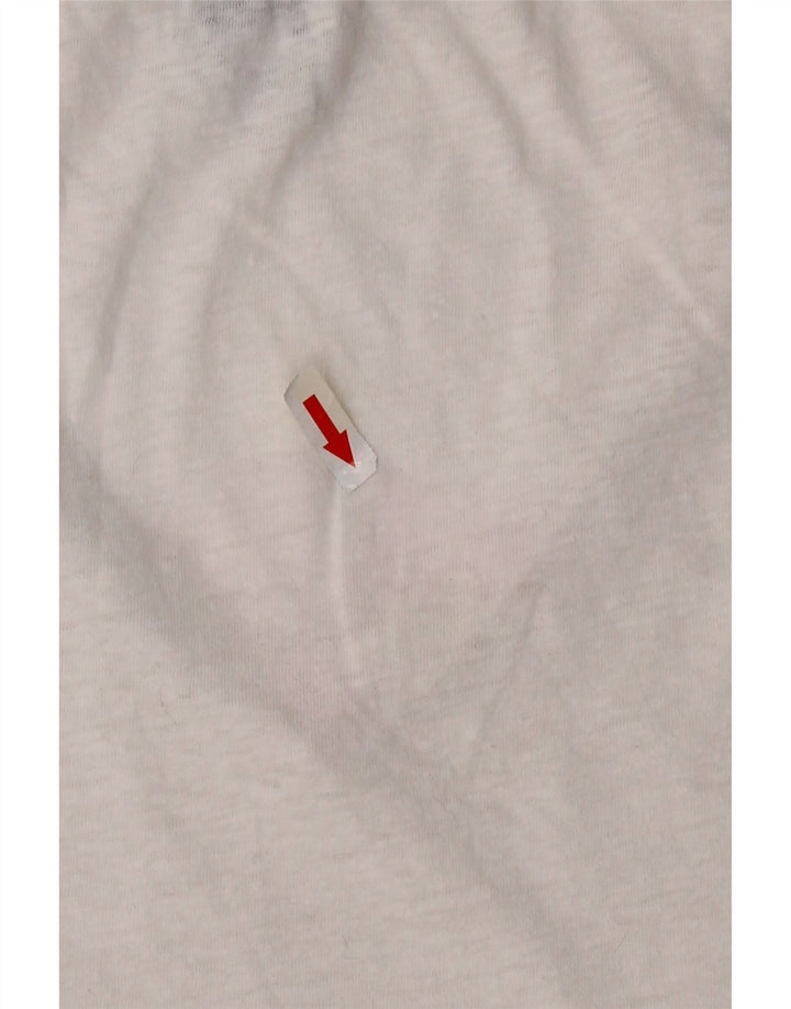 Vest Top pentru femei J. CREW UK 12 Bumbac alb mediu