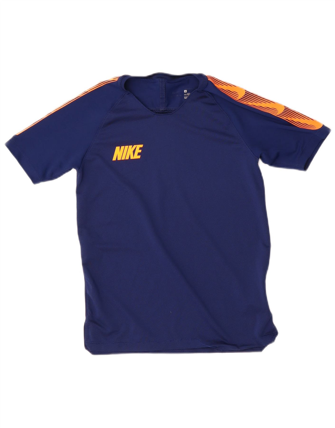 Tricou grafic NIKE pentru băieți Top 10-11 ani Mediu Bleumarin Colorblock