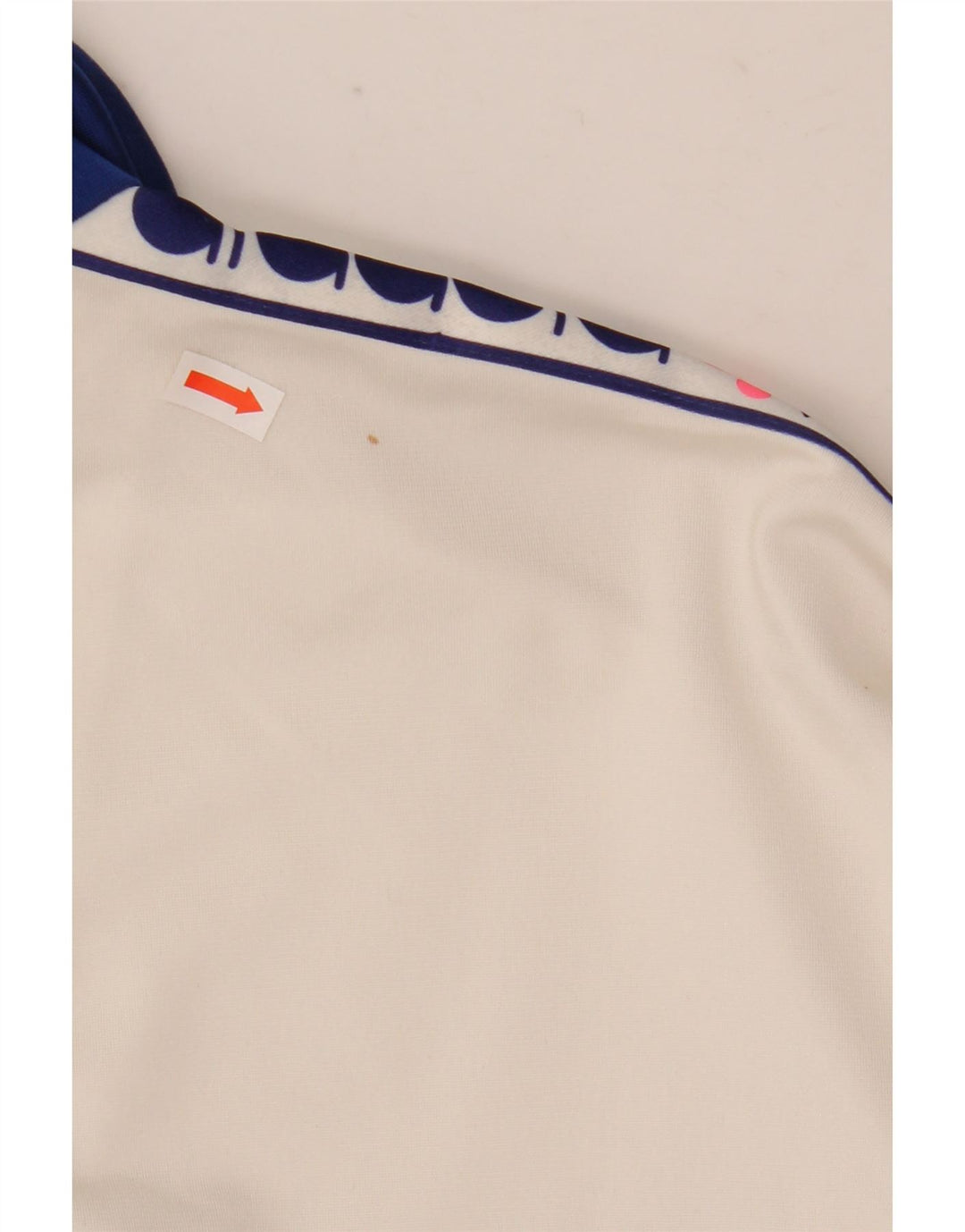 Jachetă de top pentru trening grafic Diadora pentru bărbați UK 38 Medium Blue Colorblock