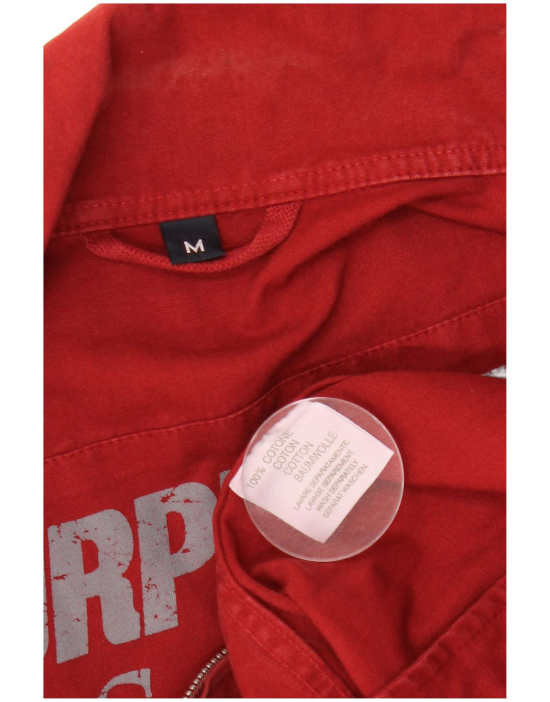 MURPHY & NYE Jachetă Bomber pentru bărbați, UK 38, roșu mediu, bumbac