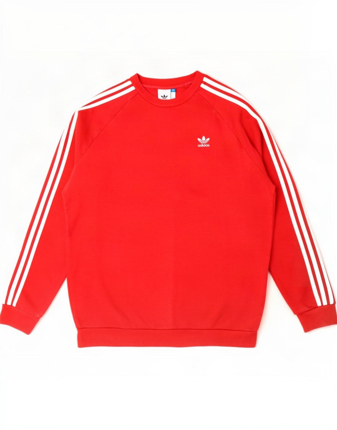 Pulover Adidas pentru bărbați, bumbac roșu mediu