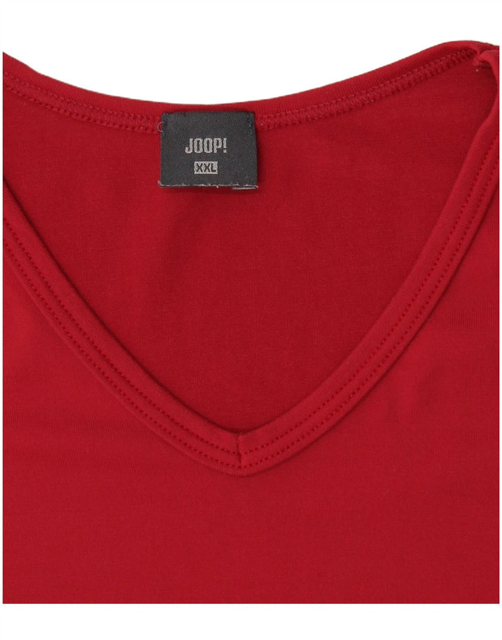 Top tricou JOOP pentru femei UK 20 2XL Roșu