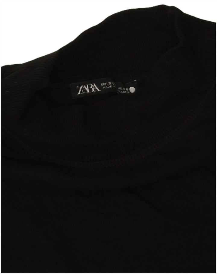 Tricou pentru femei Zara UK 10 Small Negru