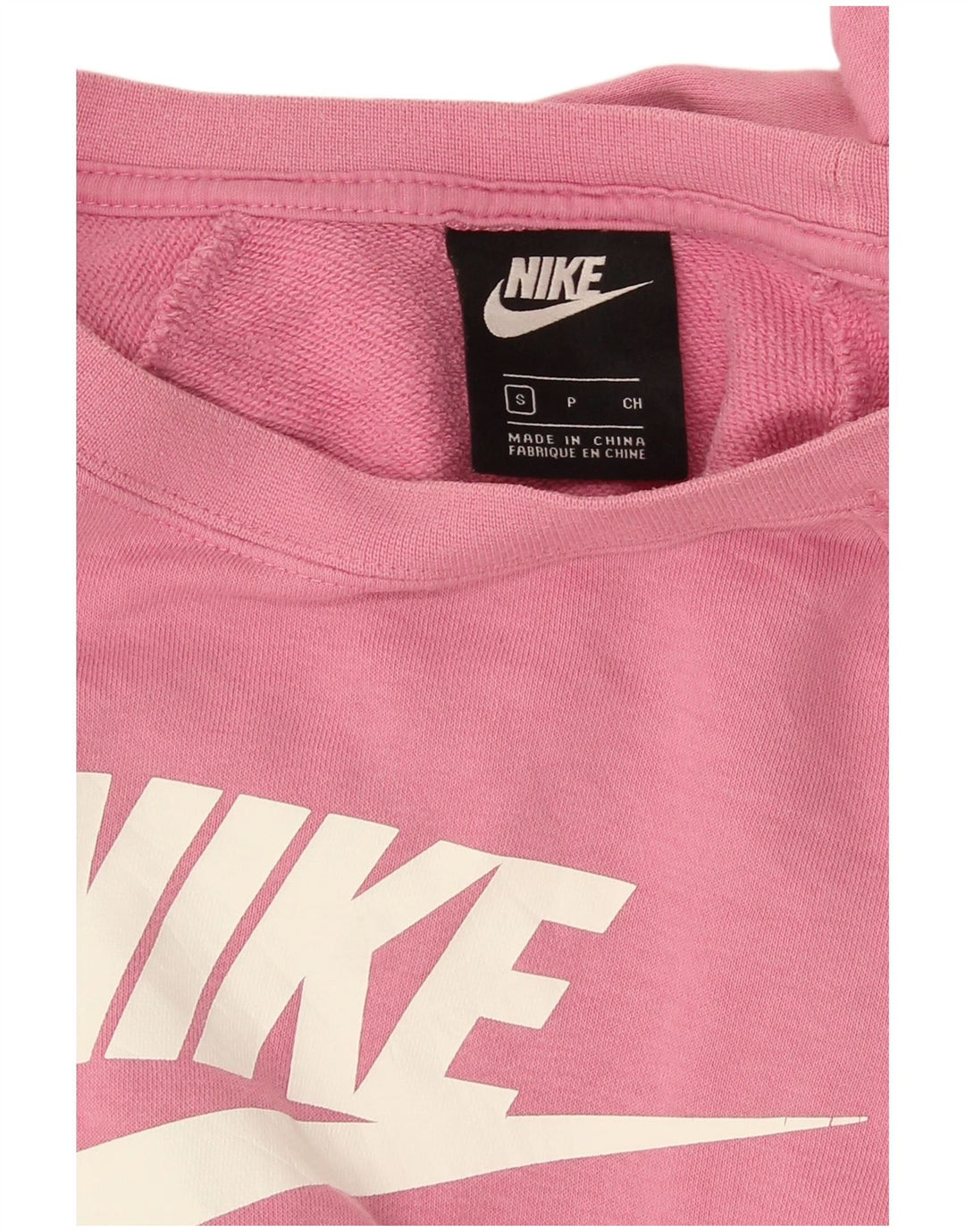 Pulover Nike pentru damă cu grafică, UK 10, roz mic