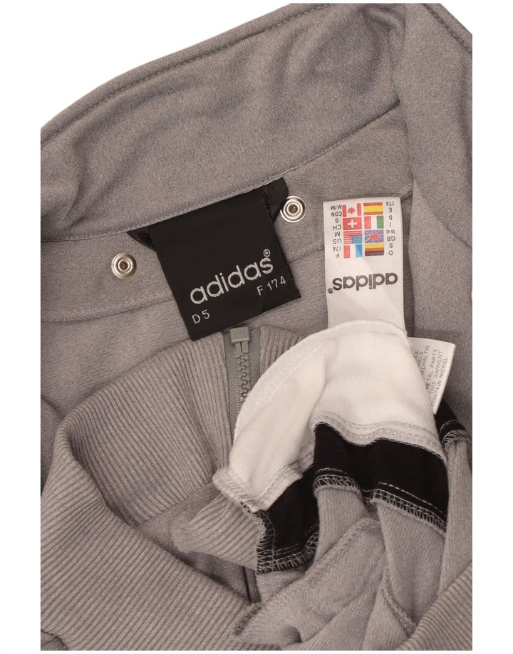 Jachetă de top pentru trening grafic Adidas pentru bărbați UK 38/40 Medium Gri Colorblock