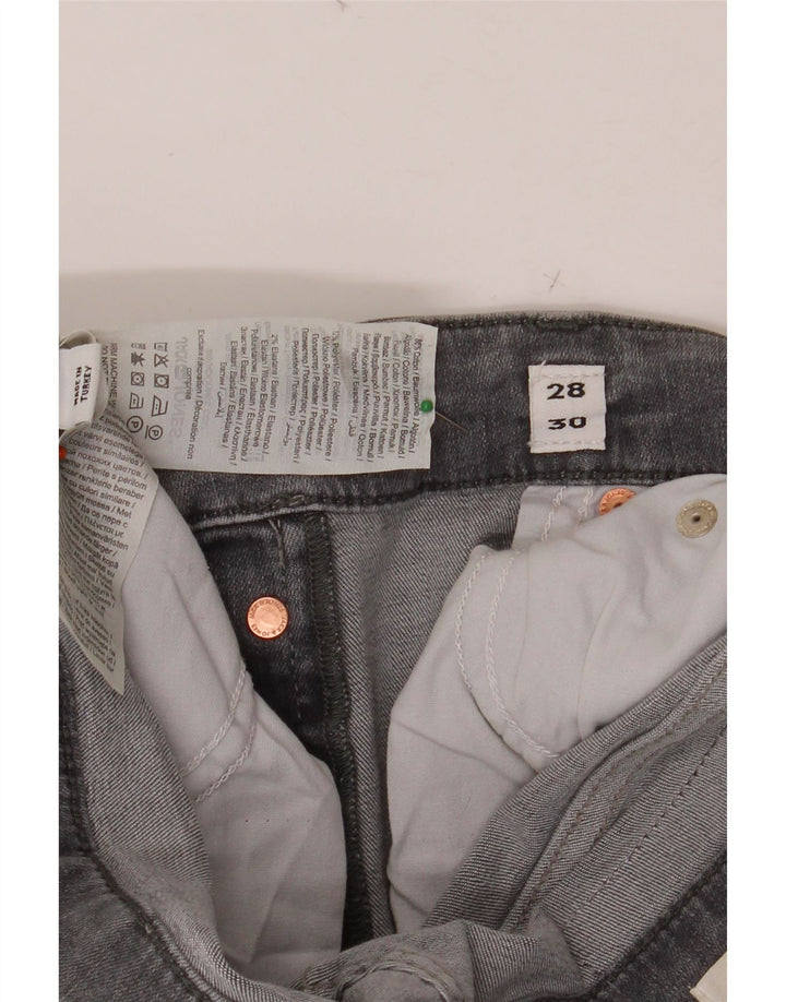 JACK & JONES Blugi slim pentru bărbați W28 L30 bumbac gri