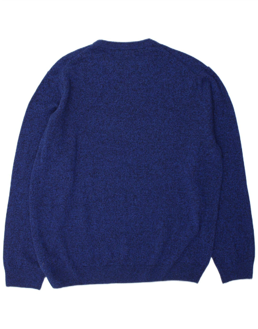 Pulover pentru bărbați Marks & Spencer, cu gât crew, 2XL, lână albastră