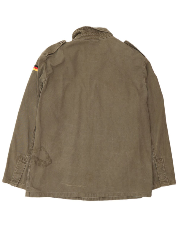 Jachetă militară vintage pentru bărbați UK 40 Large Khaki