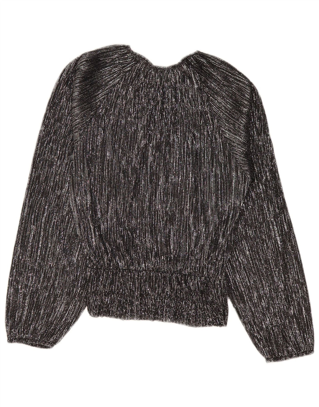 Bluză cu mânecă lungă supradimensionată pentru femei ZARA UK 10 Mic cu dungi negre