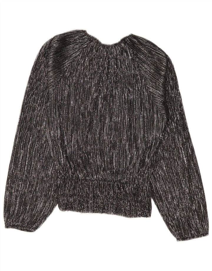 Bluză cu mânecă lungă supradimensionată pentru femei ZARA UK 10 Mic cu dungi negre