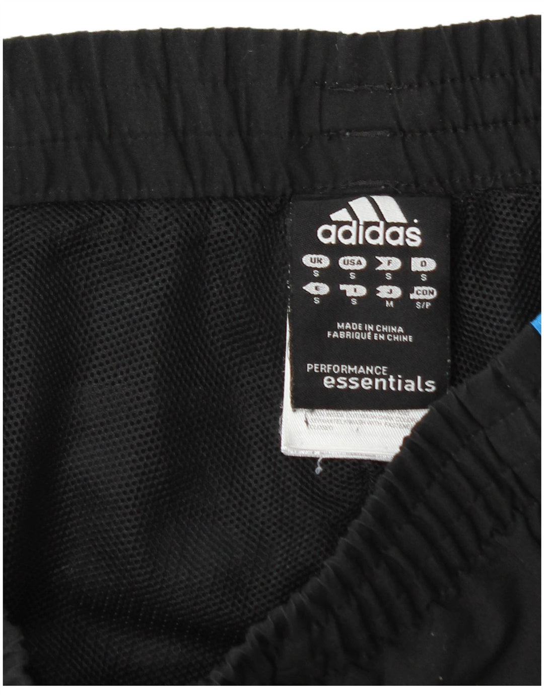 Pantaloni de trening Adidas pentru bărbați, poliester negru mic