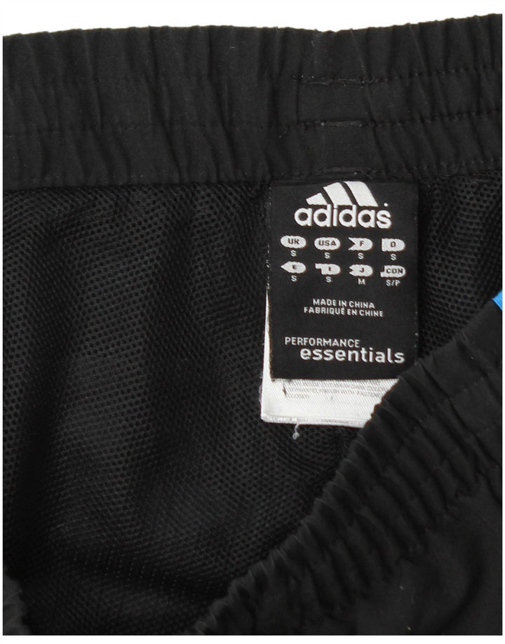 Pantaloni de trening Adidas pentru bărbați, poliester negru mic