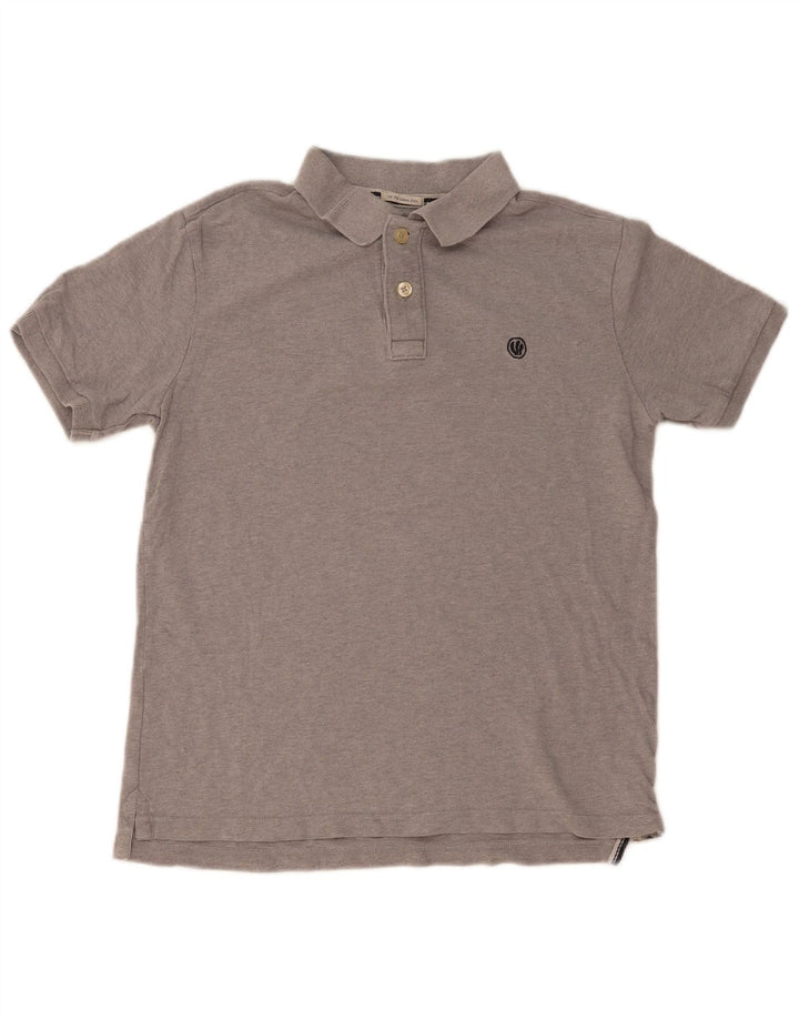 FAT FACE Tricou polo pentru bărbați, bumbac gri mediu