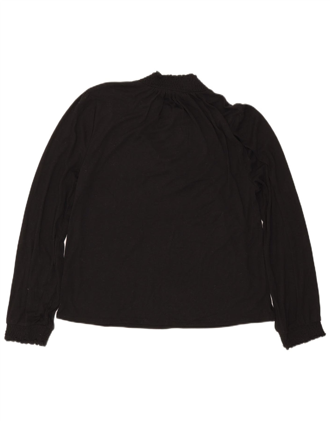 Bluză cu mânecă lungă pentru femei J. CREW UK 16 Poliester negru mare