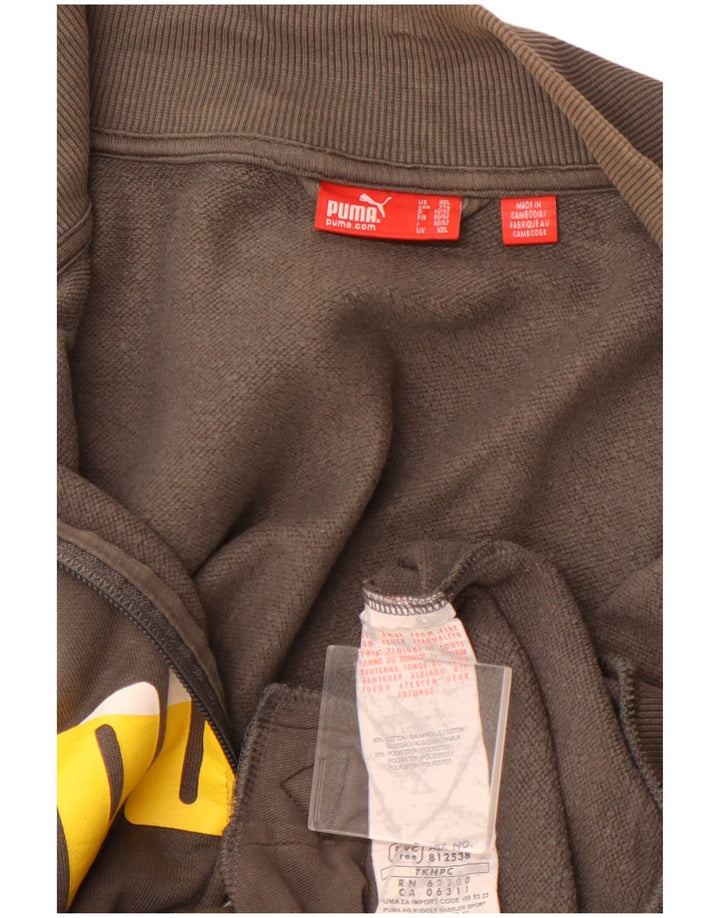 Jachetă de trening grafică PUMA pentru bărbați, bumbac gri 2XL