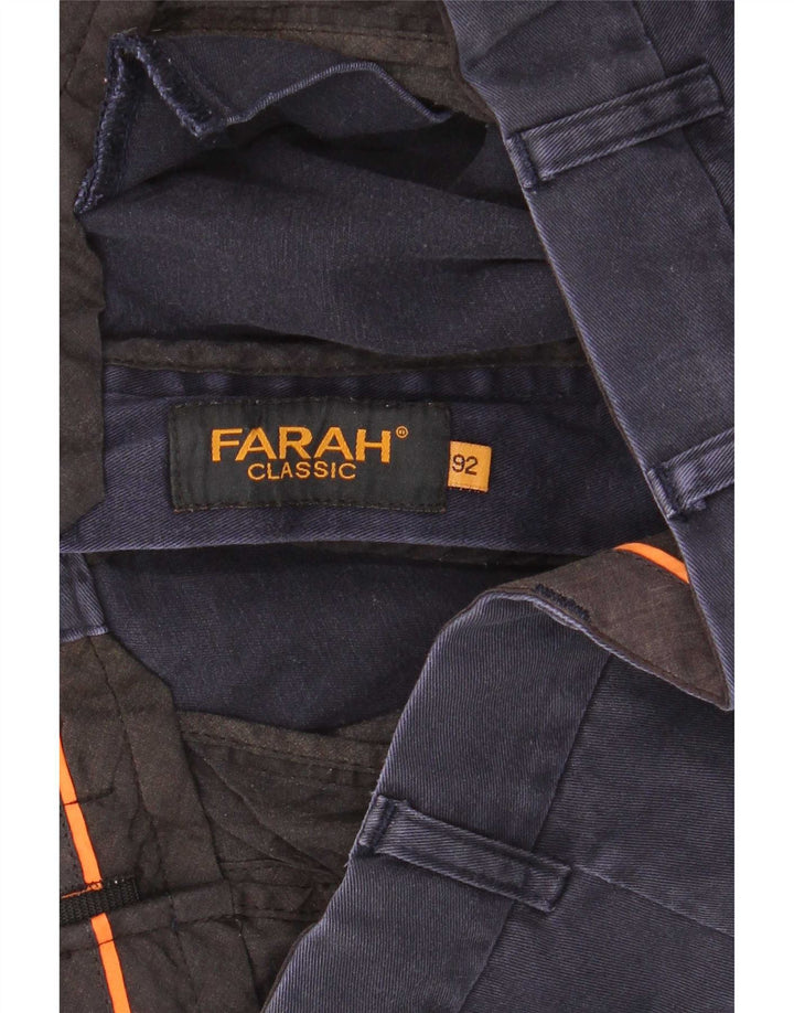 Pantaloni scurți Farah Classic Chino W36 Large Bleumarin